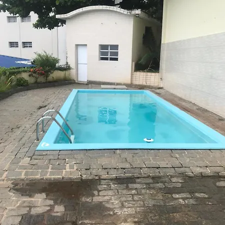 Apto Vista Mar Com Ar Cond, Piscina E Garagem São Vicente Exterior photo