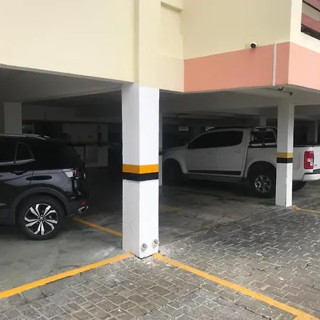 Apto Vista Mar Com Ar Cond, Piscina E Garagem São Vicente Exterior photo
