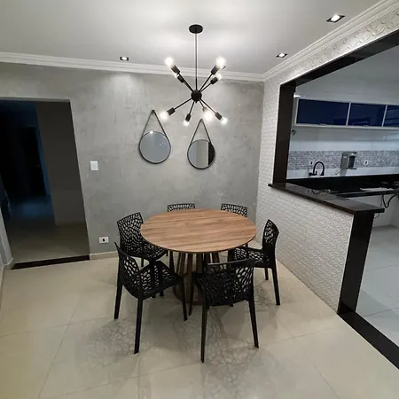 Apto Vista Mar Com Ar Cond, Piscina E Garagem São Vicente Exterior photo