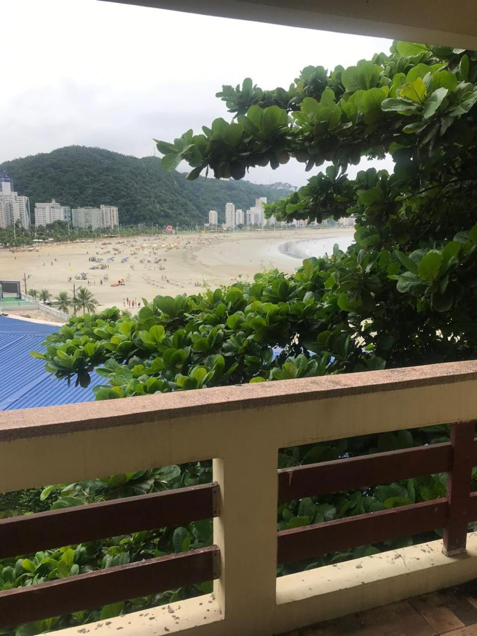 Apartamento Apto Vista Mar Com Ar Cond, Piscina E Garagem São Vicente